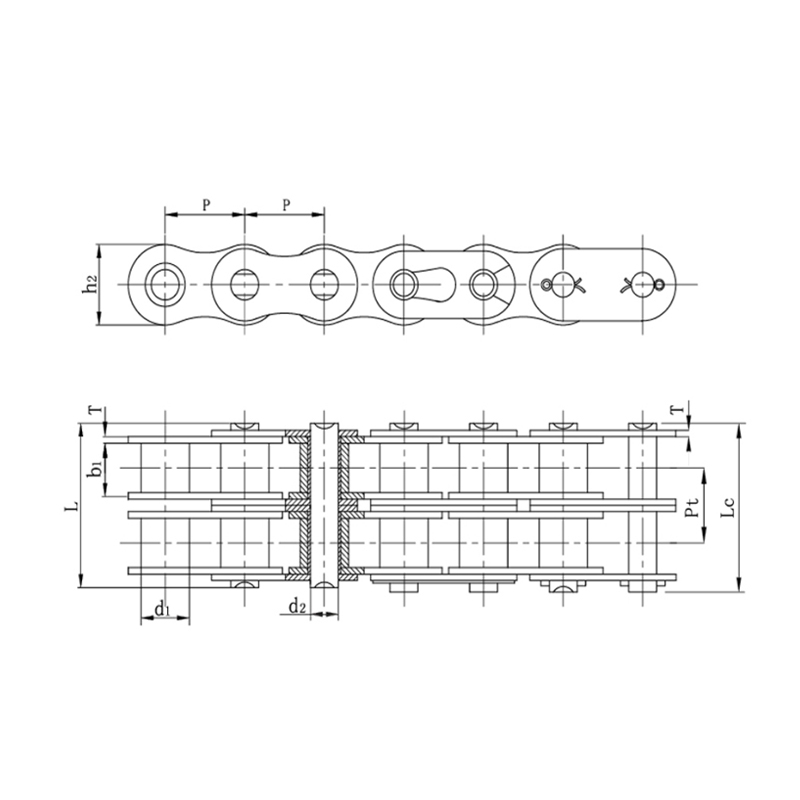 Corrosion resistant high reliability coupling chains