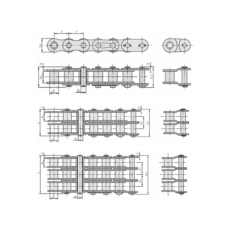 Agricultural machinery chains