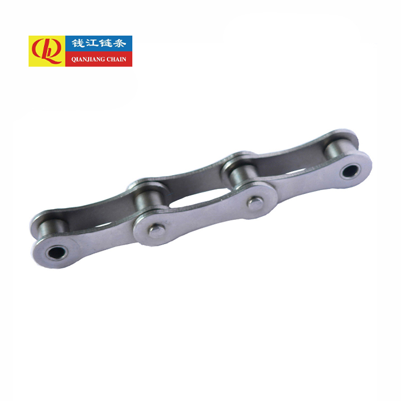 Double pitch transmission chains