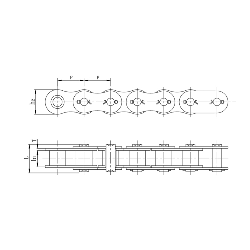 Cottered type short pitch precision roller chains ( A series )