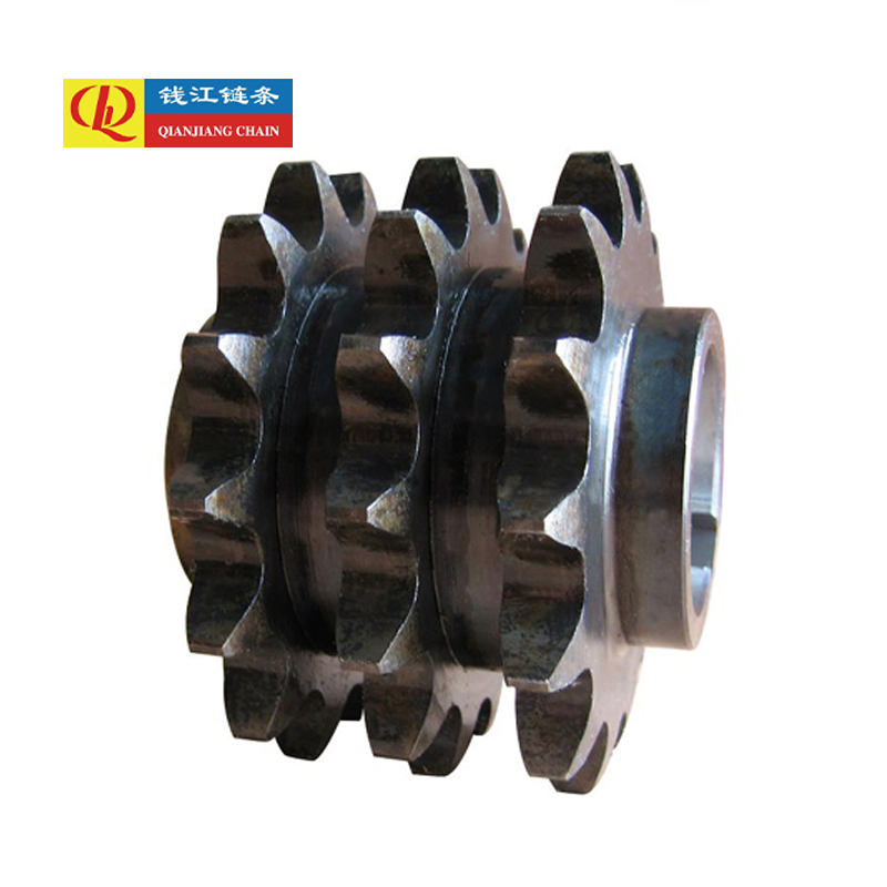 Triple row sprockets