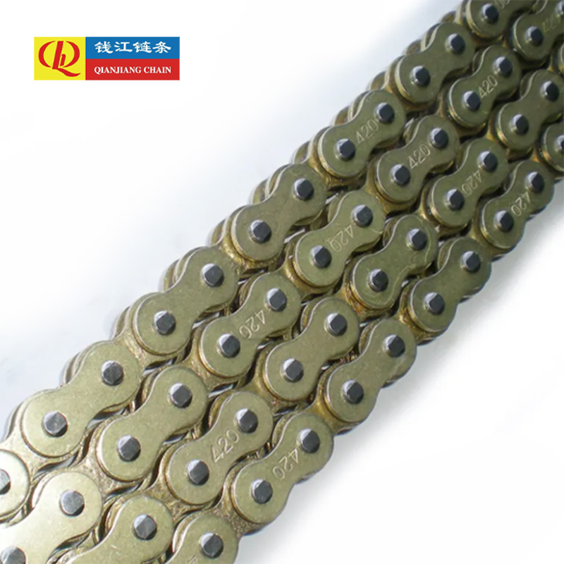 The 420V-O(X) high-strength motorcycle oil seal chain developed and produced by Qianjiang Chain Industries Co., Ltd. passed the provincial new product appraisal