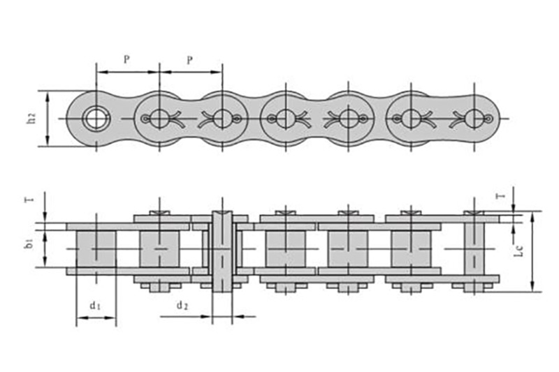 Cottered type short pitch precision roller chains ( A series ) 1