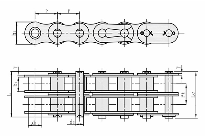 Short pitch precision roller chains ( A series ) 2