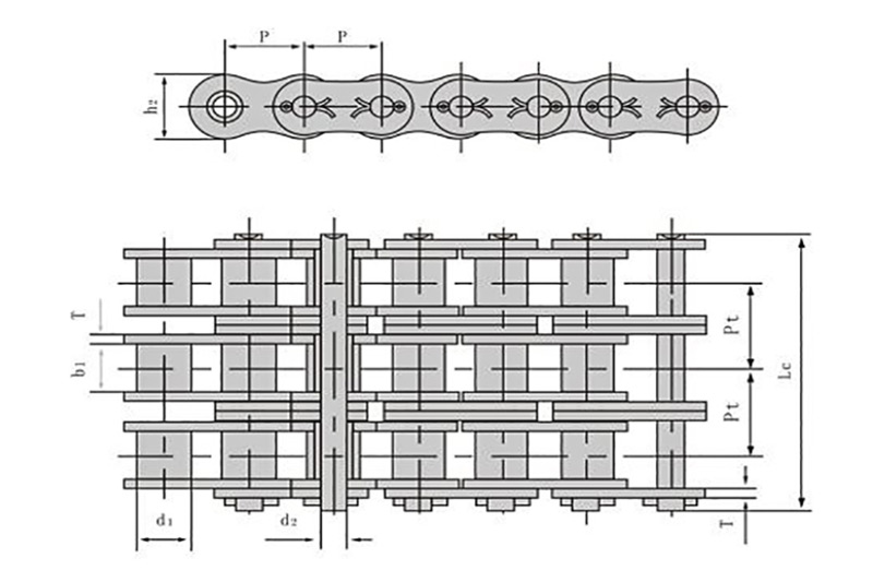 Cottered type short pitch precision roller chains ( A series ) 3