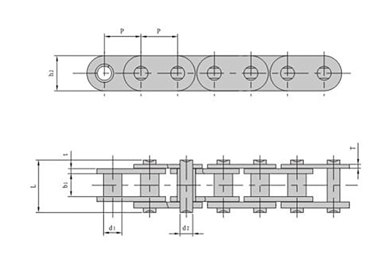 Automobile engine timing chains